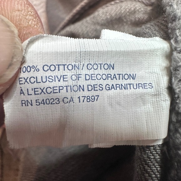 Gap Jeans Mens 31x32 Dark Grey Premium Straight Fit Denim Stretch Casual Pants - Picture 5 of 12